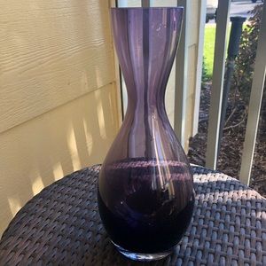 Purple vase